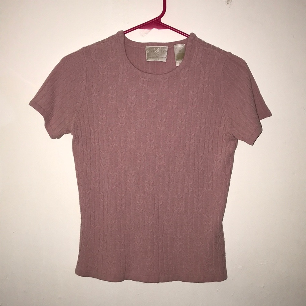 Pink crop top